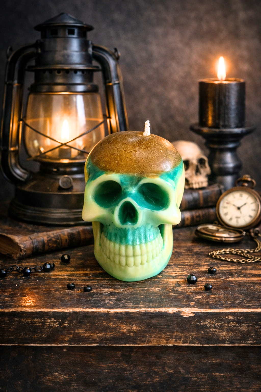 Kerze Totenkopf