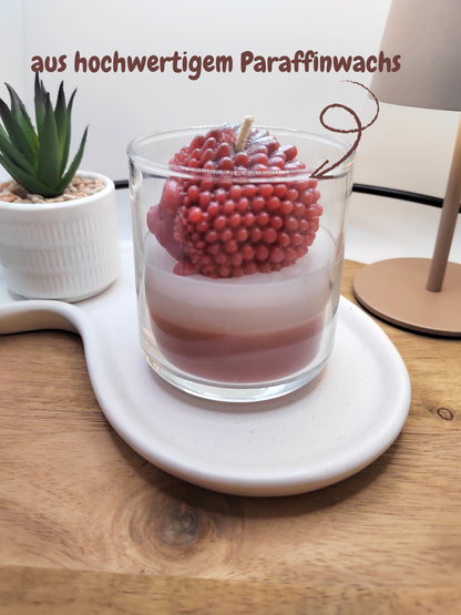 Frühlings-Igel-Kerze im wiederverwendbaren Glas