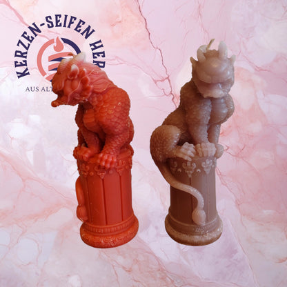 Drache Klein – Handgemachte Drachen-Kerze