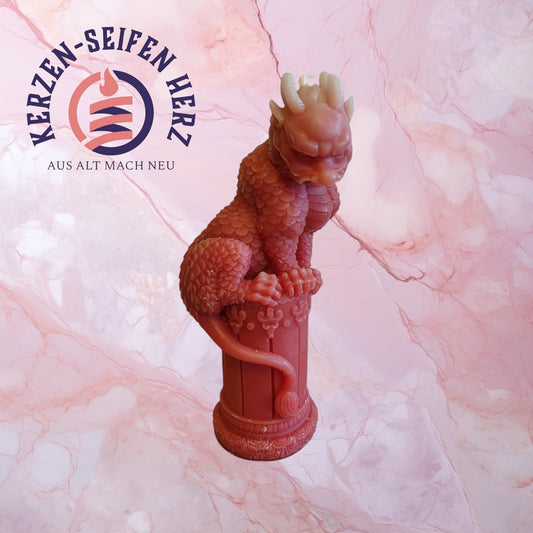 Drache Klein – Handgemachte Drachen-Kerze