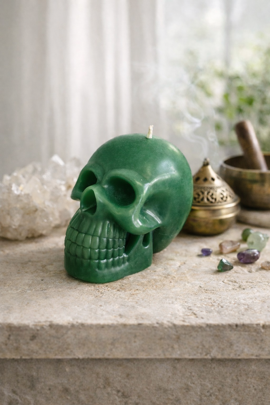 Kerze Totenkopf