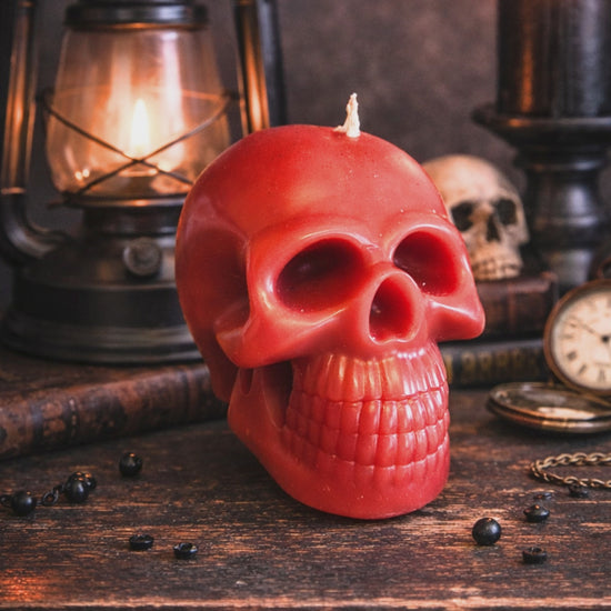 Kerze Totenkopf