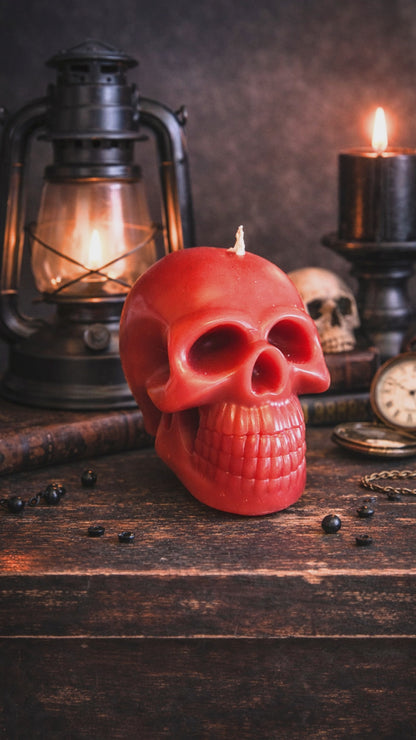 Kerze Totenkopf